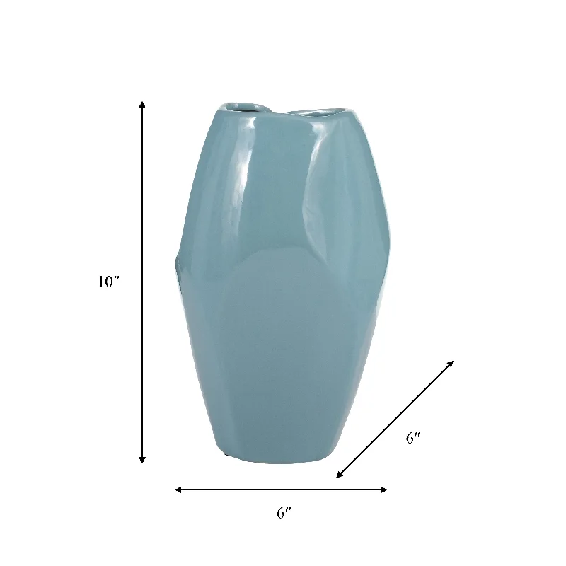 Modern sketch wall art-Sagebrook Home Ceramic Elegant Decorative Vase for Stylish Interiors