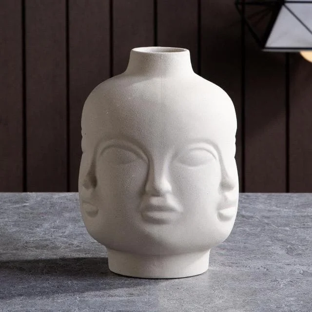 Clay Round Vase