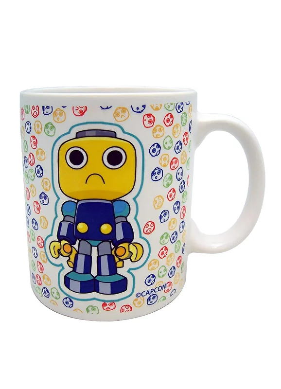 Break-resistant plastic mug-Mega Man Legends - Servbot Mug