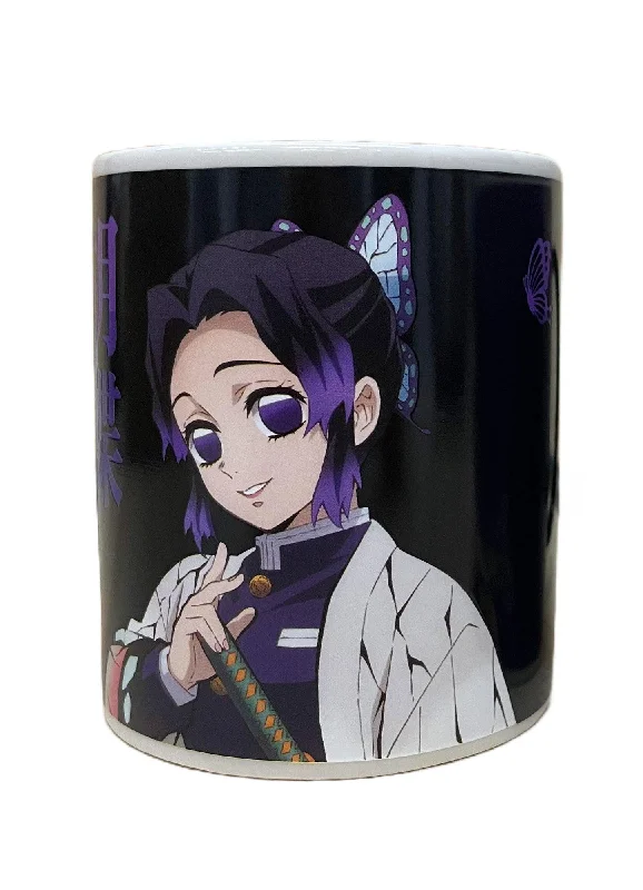 Gradient travel coffee cup-Demon Slayer- Hashira Shinobu Kocho Heat Reactive Mug