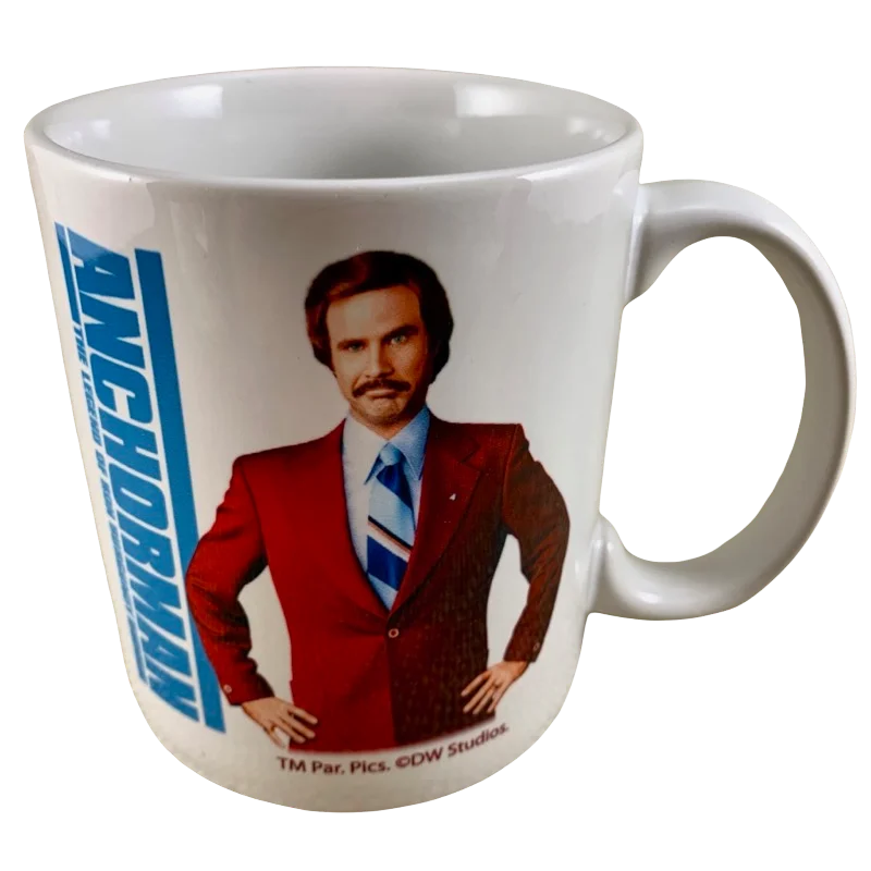 Heat-safe frosted tumbler-Anchorman The Legend Of Ron Burgundy Stay Classy San Diego Mug