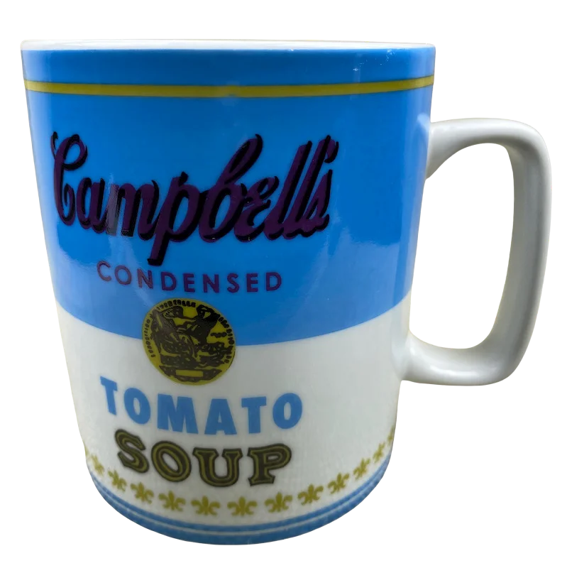 Simple frosted tumbler-Andy Warhol Campbell's Soup Mug Galison