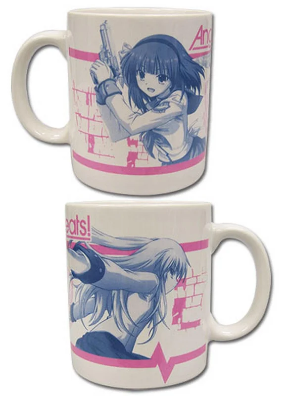 Matte purple travel mug-Angel Beats - Leader & Angel Mug