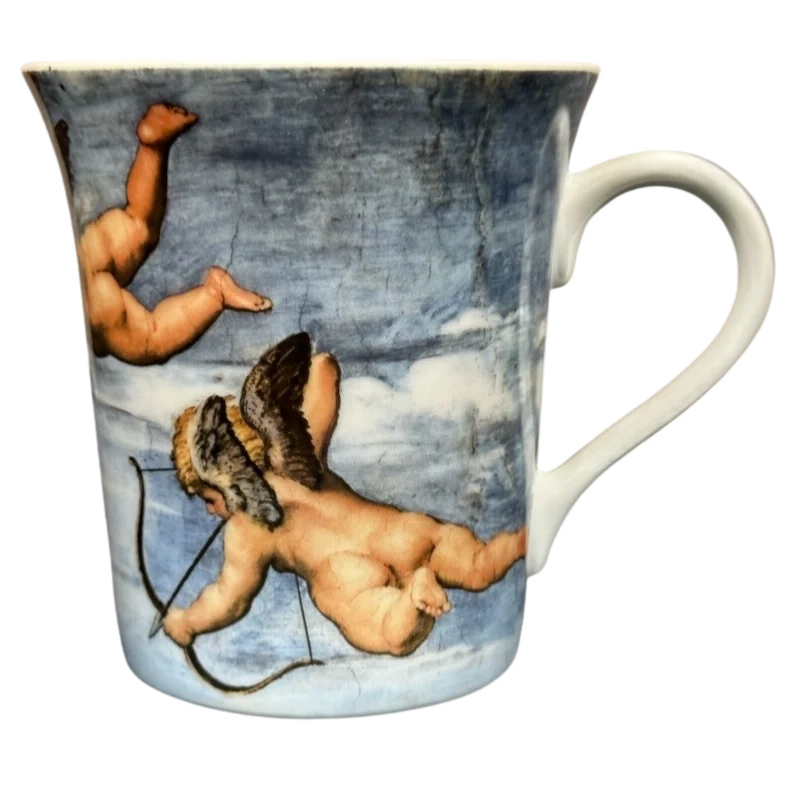 Heat-resistant bamboo cup-Angeli Da Il Trionfo Di Galatea Raffaello Sanzio Mug Konitz