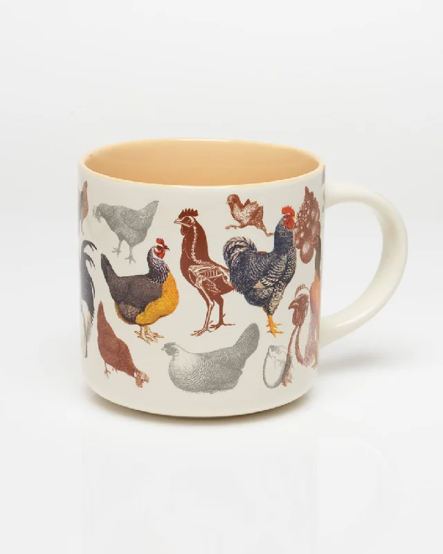 Stainless steel smoothie cup-Backyard Chickens 15 oz Ceramic Mug