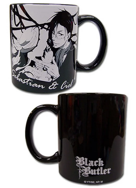 Matte teal travel mug-Black Butler - Sebastian Michaelis & Ciel Phantomhive Mug