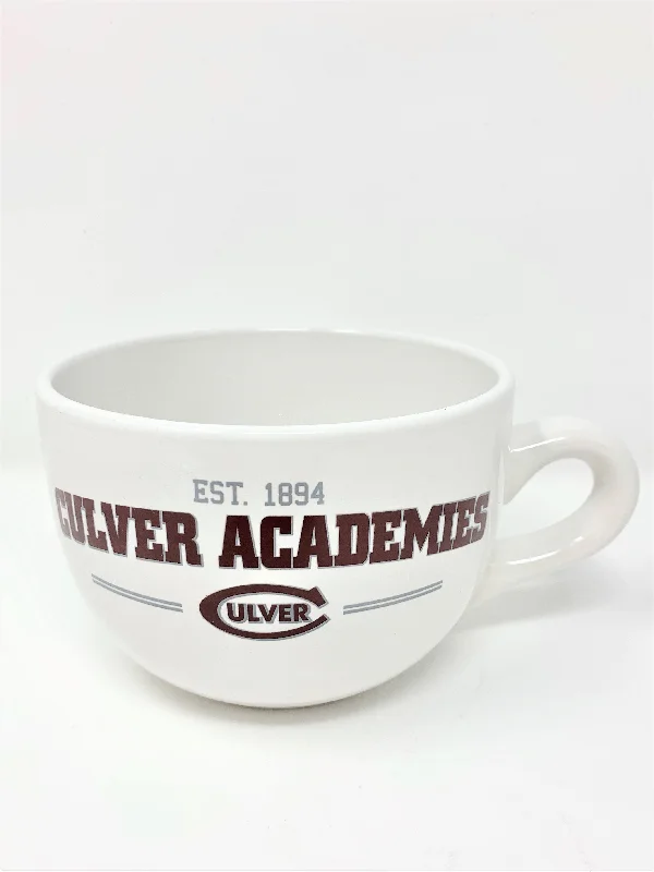 Retro plaid tumbler-Culver Academies Est. 1894 Amigo Bowl Mug - 24oz