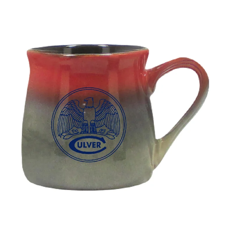 Foldable stainless sipping cup-Culver Eagle Sioux Falls Tavern Mug - 16oz - Rust/Beige