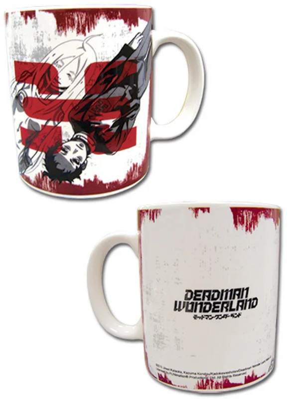 Simple teal glass cup-Deadman Wonderland - Ganta Igarashi & Shiro Mug