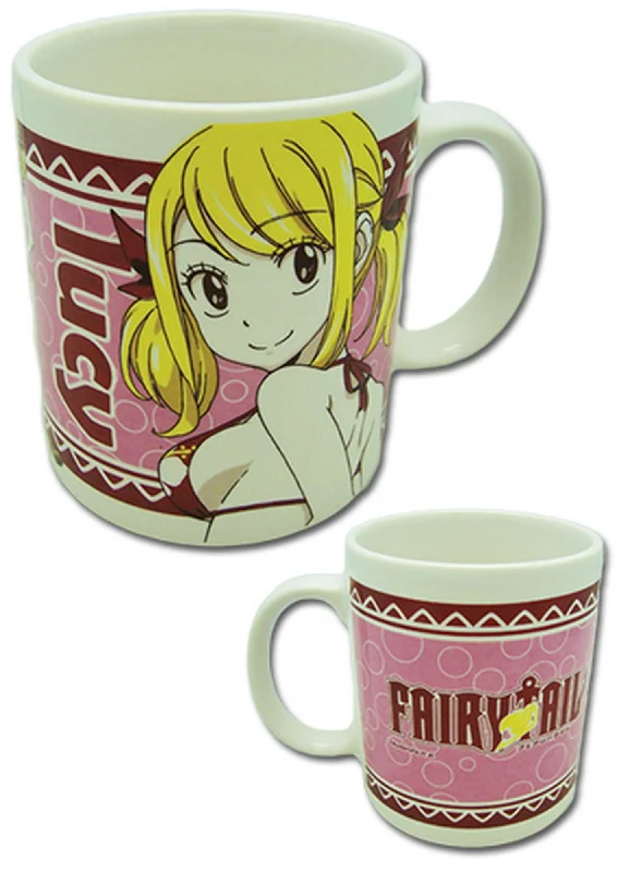 Elegant porcelain sipping cup-Fairy Tail - Lucy Heartfilia Swimsuit Mug