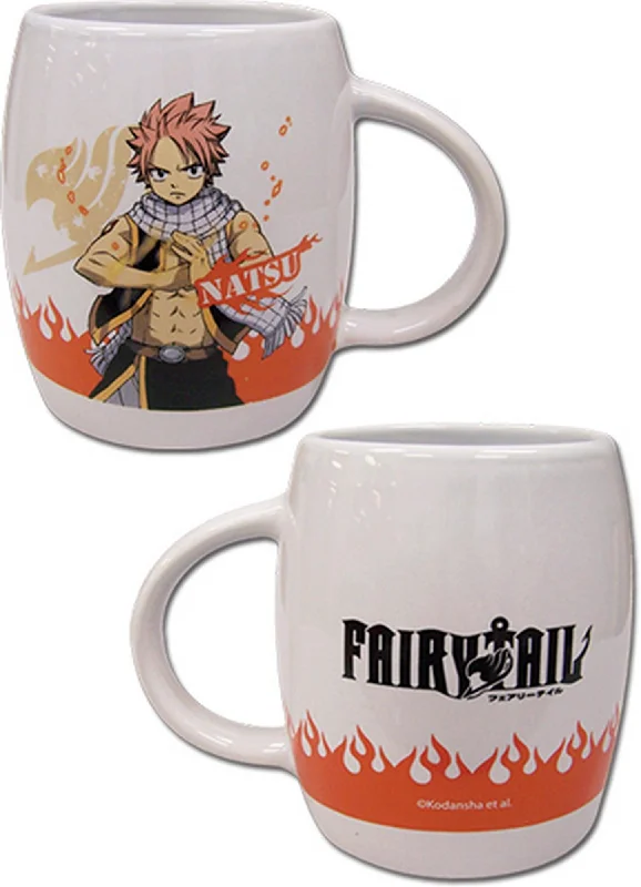 Vintage dotted coffee mug-Fairy Tail - Natsu Dragneel Mug