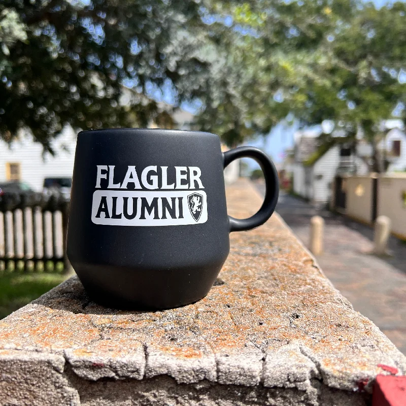 Holographic glass coffee mug-Flagler Alumni Stella Mug