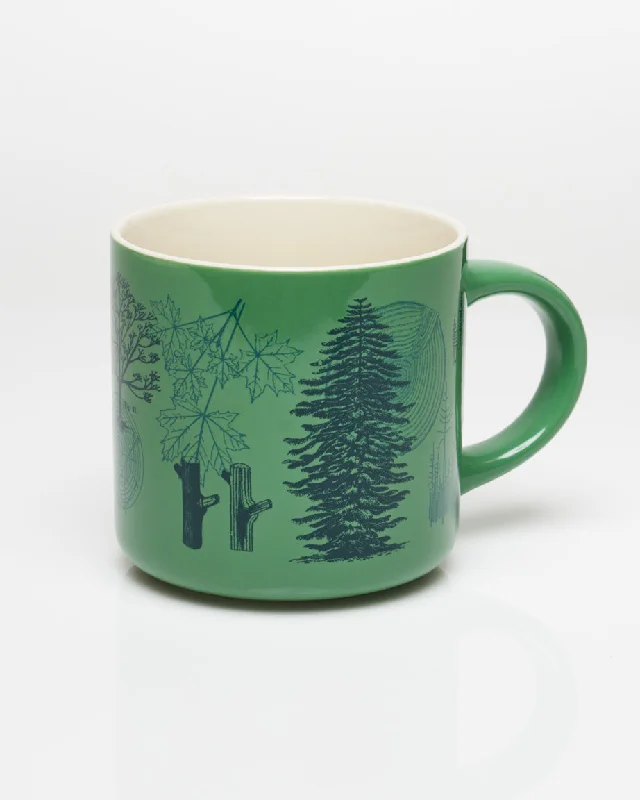 Reusable tin sipping cup-Forest & Trees 15 oz Ceramic Mug