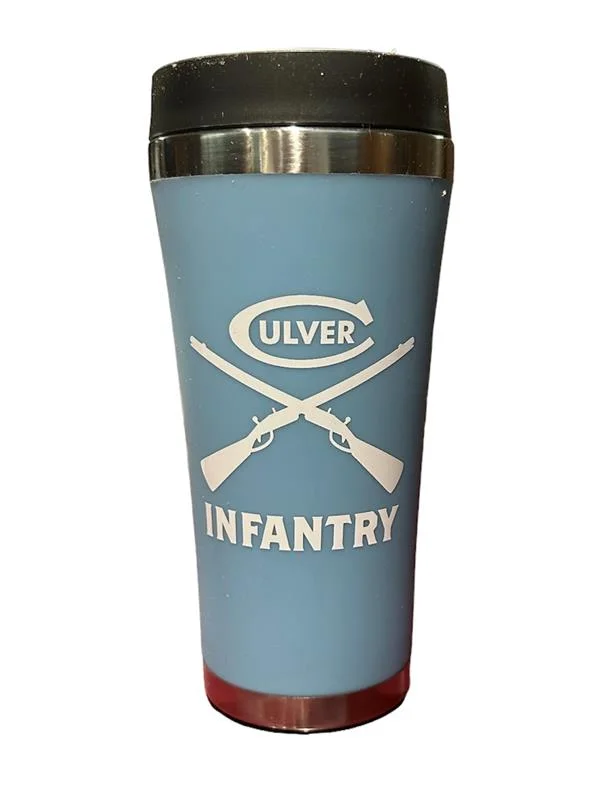 Eco-friendly cork-lined cup-JV Travel Tumbler Company Light Blue- 16oz