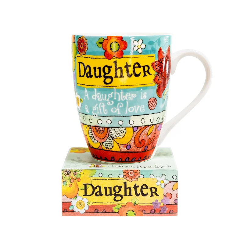 Stainless steel iced mug-"Daughter" Mug with Notepad Gift Set