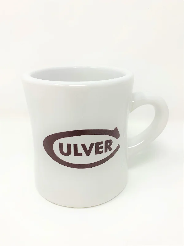 Matte plastic water tumbler-Classic Culver White Diner Mug - 10oz