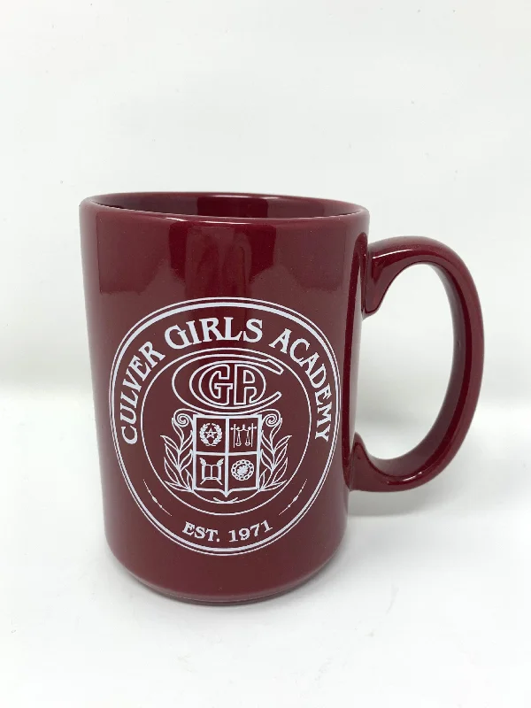 Reusable frosted tumbler-CGA Maroon El Grande Mug - 15oz