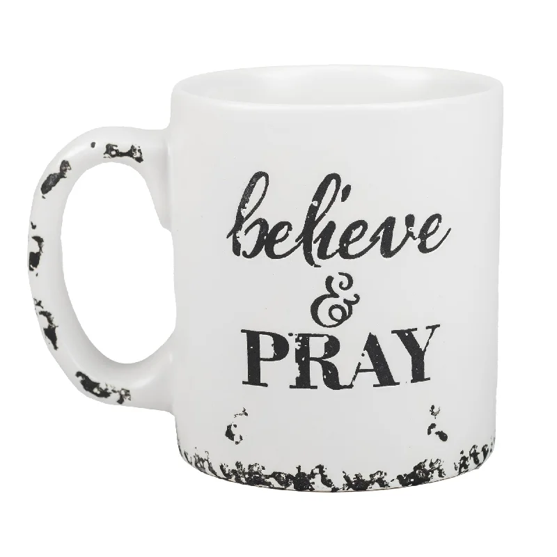 Personalized logo tumbler-Prayer Program Believe Mug