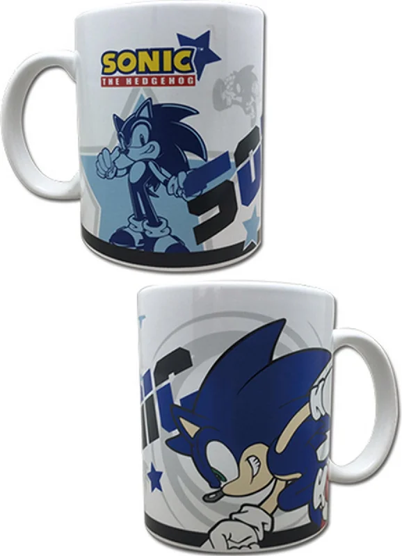 Durable tin travel mug-Sonic The Hedgehog - Sonic The Hedgehog Mug