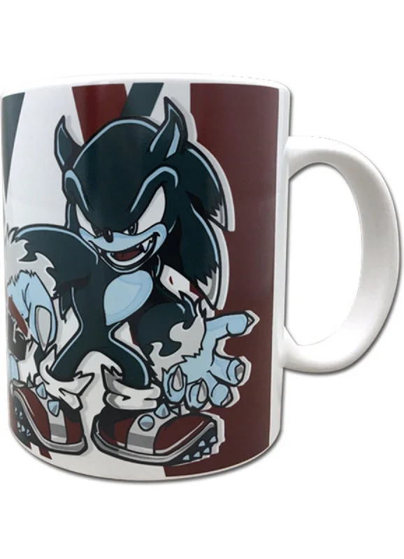 Engraved milestone coffee tumbler-Sonic The Hedgehog - Sonic The Werehog Mug