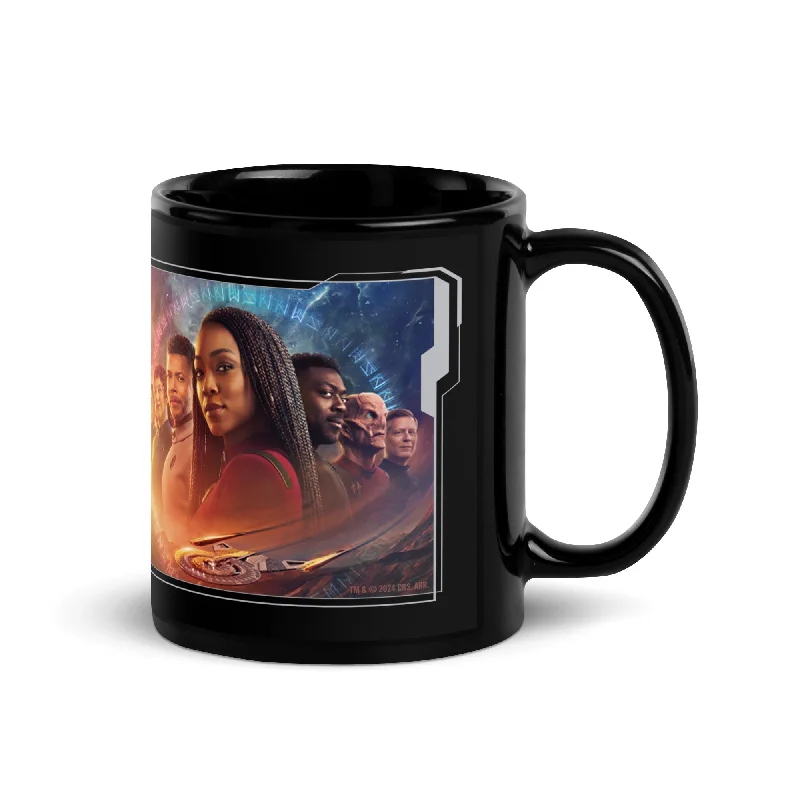 Insulated herbal tea tumbler-Star Trek: Discovery Mystery Black Mug