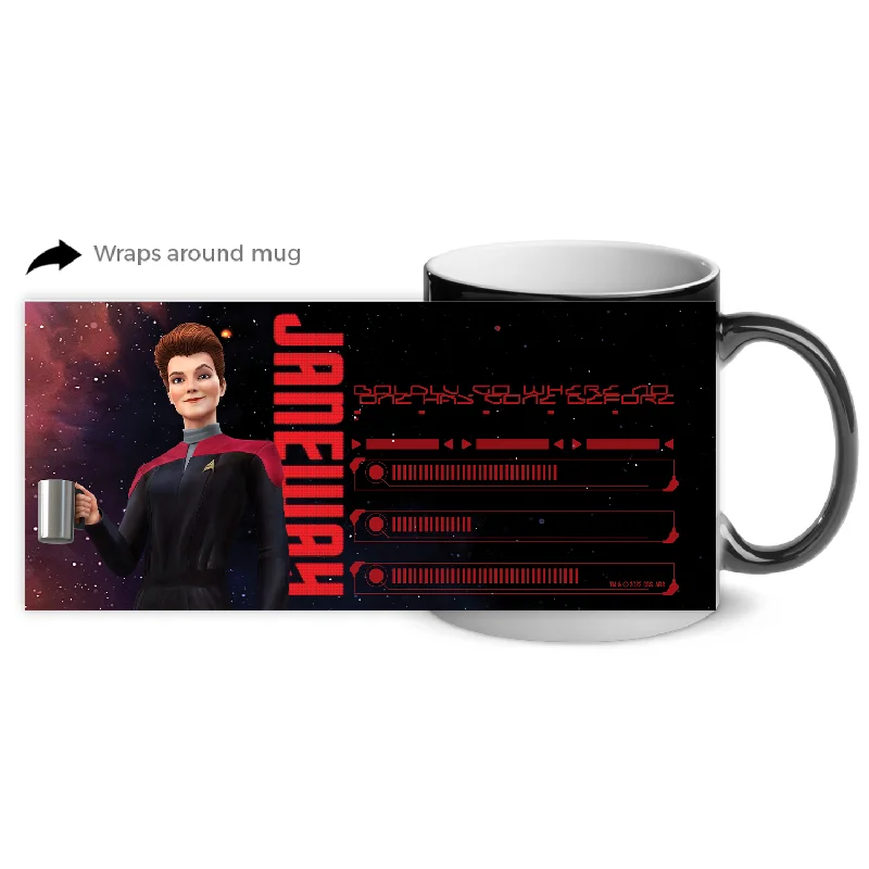 Shatter-resistant glass tumbler-Star Trek: Prodigy Janeway Color Changing Mug