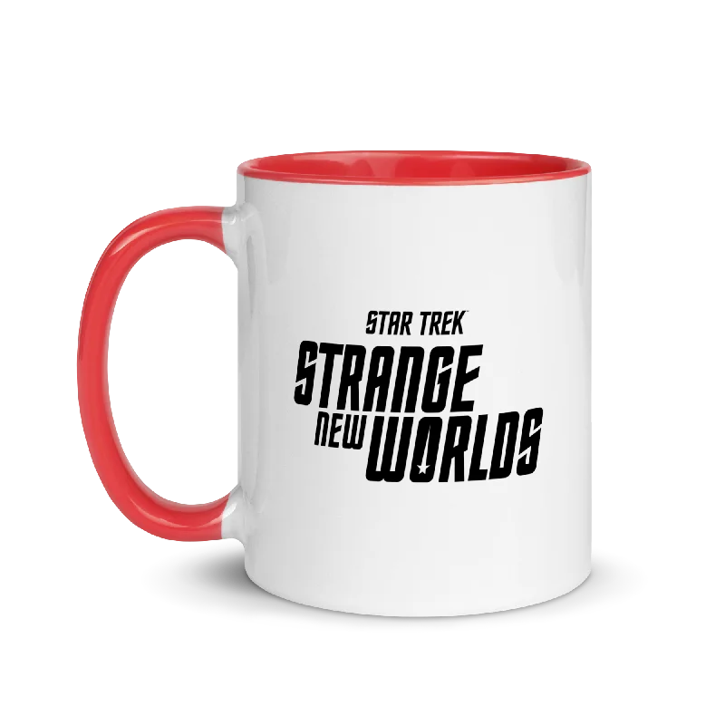 Fine glass sipping tumbler-Star Trek: Strange New Worlds Logo Two-Tone Mug