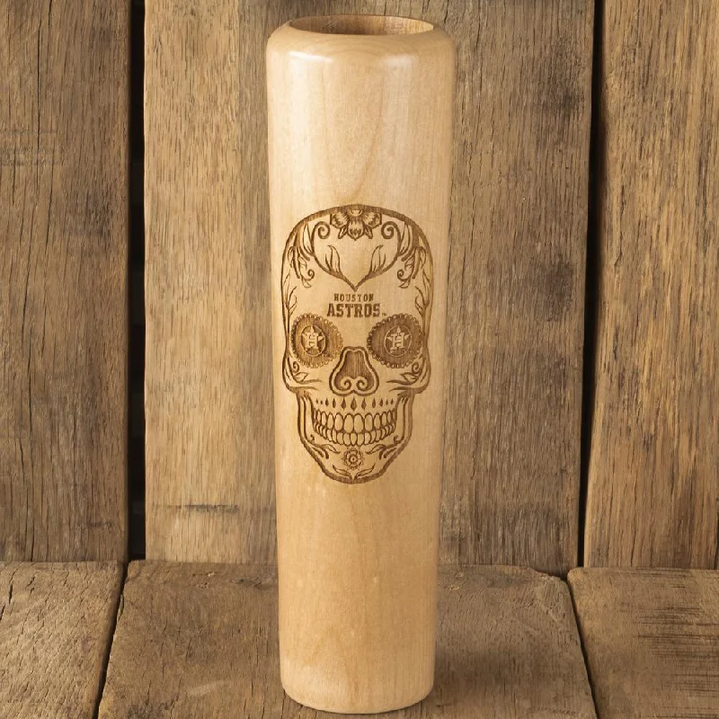 Break-resistant plastic mug-Houston Astros Sugar Skull Dugout Mug® | Baseball Bat Mug