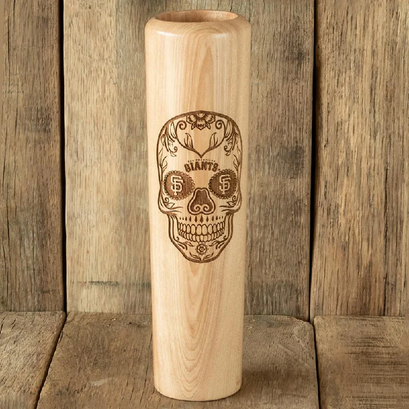 Insulated trail sipping cup-San Francisco Giants Sugar Skull Dugout Mug® | Baseball Bat Mug