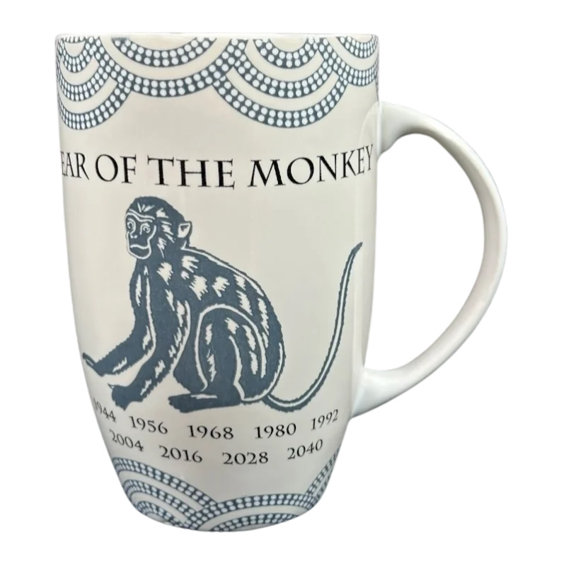 Insulated chai tea cup-Year Of The Monkey Tall Chinese Zodiac Stargazer Mug Coventry