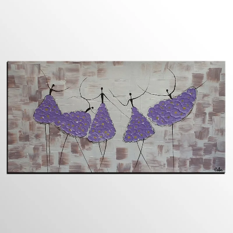 Textured silk table runner-Simple Contemporary Paintings, Wall Art Painting, Buy Wall Art Online, Ballet Dancer Painting, Abstract Painting for Sale, Original Artwork