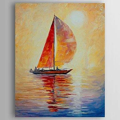 Bamboo weave window blind-Canvas Painting, Sail Boat Painting, Kitchen Art Decor, Abstract Art, Canvas Wall Art, Art on Canvas