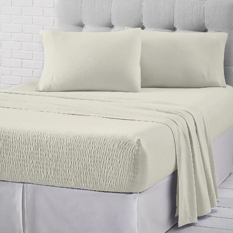 Cooling bamboo bed pillow-J. Queen New York Royal Fit Jersey Cotton Sheet Set