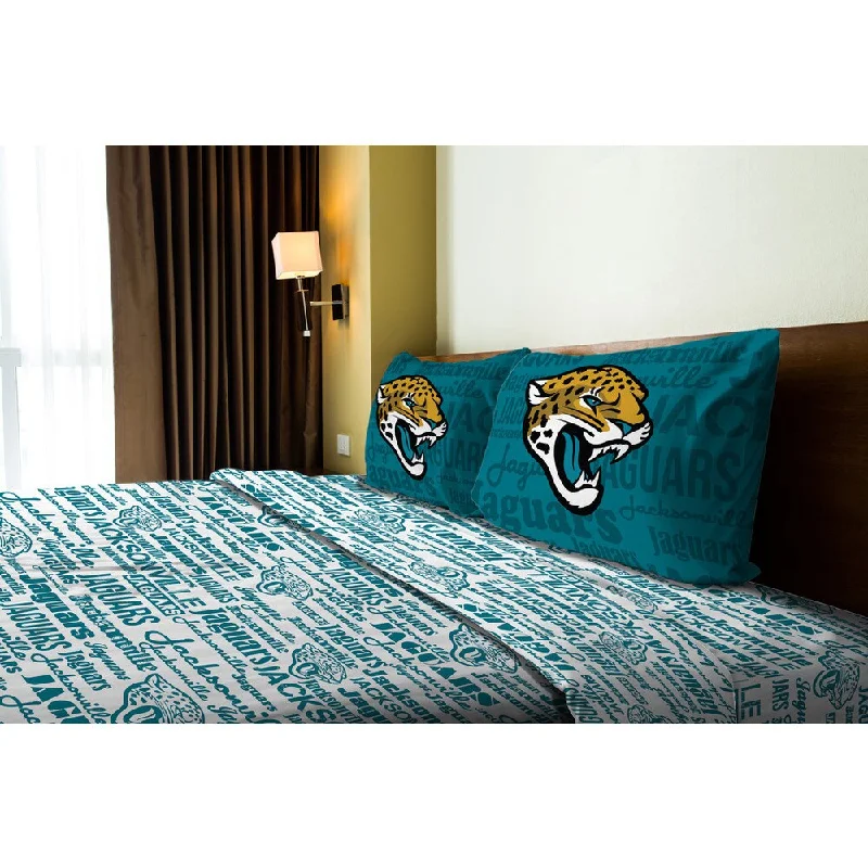 Thick cotton throw-NFL 821 Jaguars Anthem Full Sheet Set