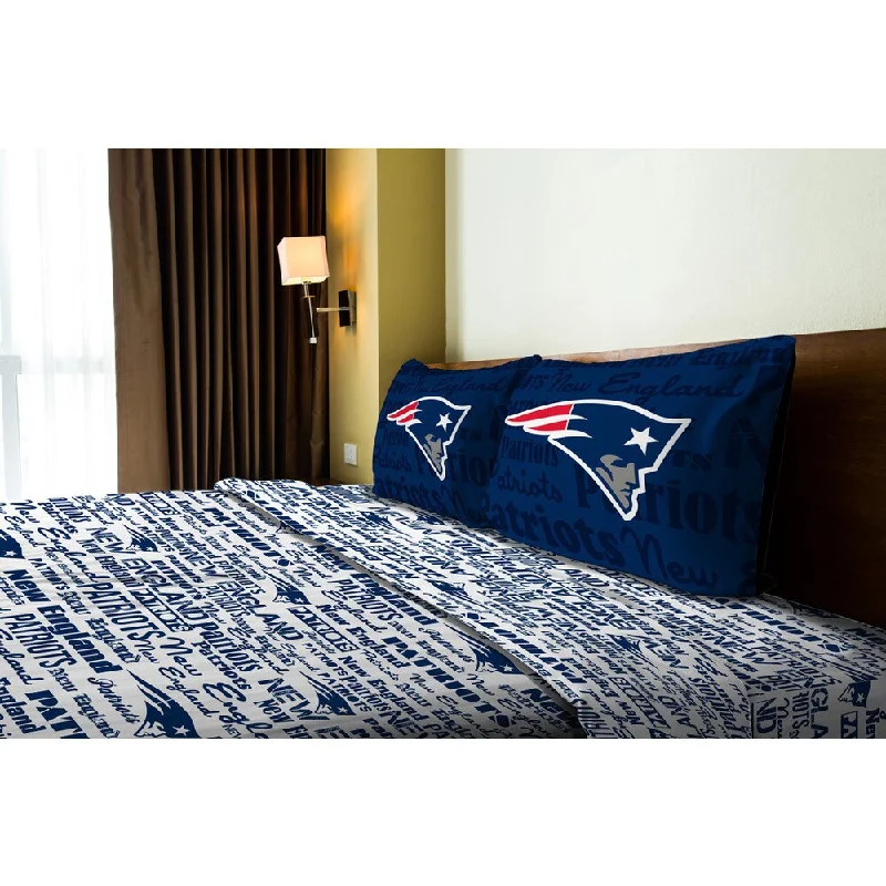 Thick cotton throw-NFL 821 Patriots Anthem Full Sheet Set