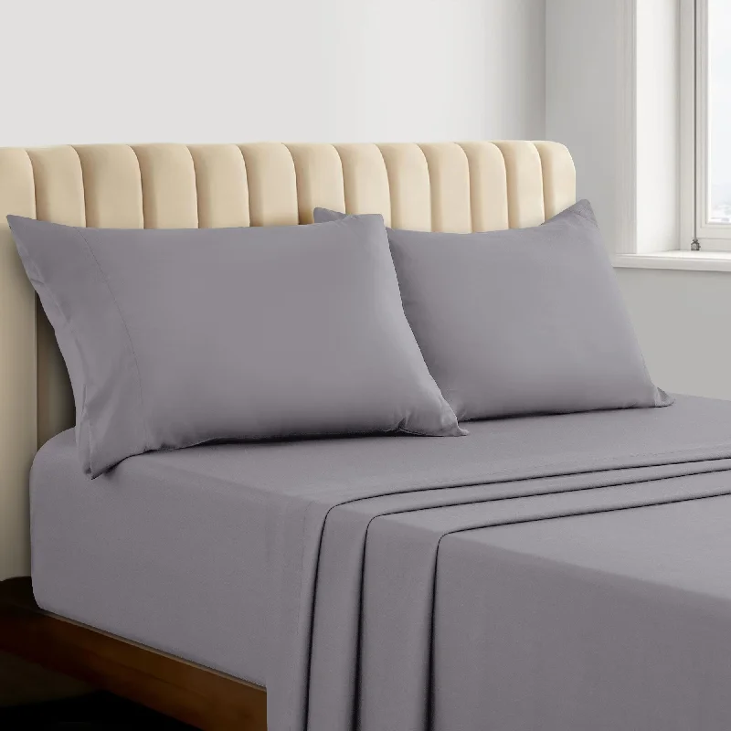 All-season microfiber bedspread-Rayon from Bamboo Blend Sheet Set 4 Piece Deep Pocket Bedding