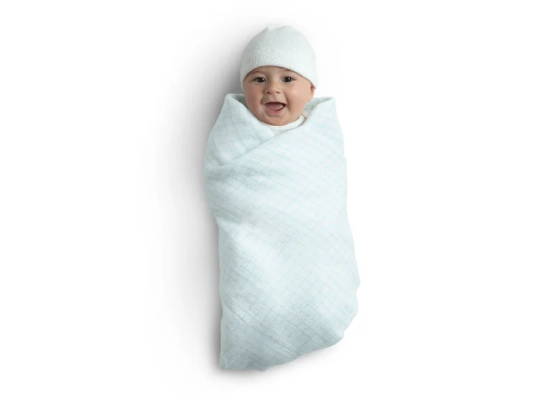 Reversible bamboo comforter-100% Cotton Muslin Baby Receiving Blankets - 4 Pack