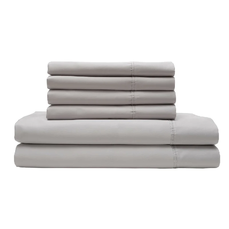 Silky jersey bed throw-1200 Thread Count Cooling CVC Sheet Set w/ Bonus Pillowcase