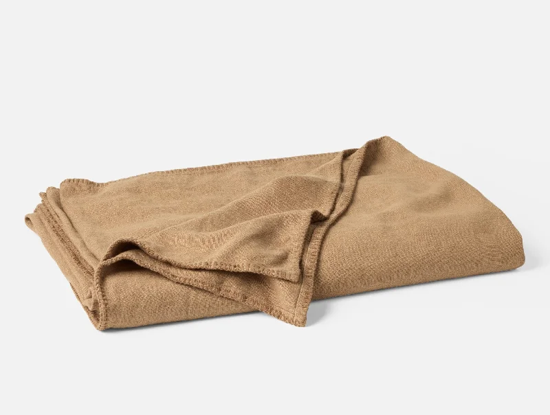 Crisp jersey bedspread-Helena Organic Linen Blanket