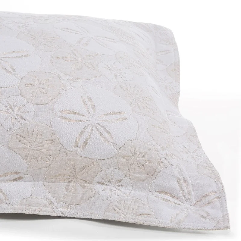 Reversible cotton throw-LaMont Home Sanibel Isle Collection - 100% Cotton Matelassé Coverlet Sham