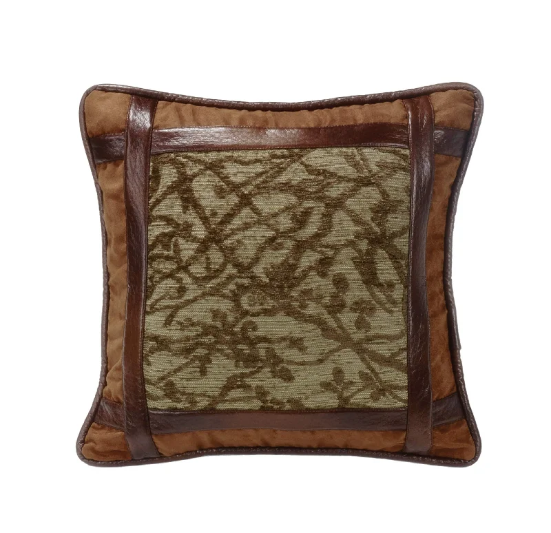 Warm fleece bed blanket-Framed Tree Pillow