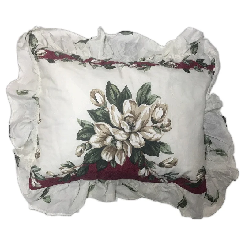 Breathable tencel pillowcase-Melissa Floral Sham