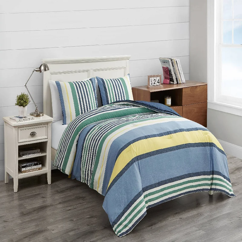 Lightweight linen throw-Nautica Dover Comforter Set