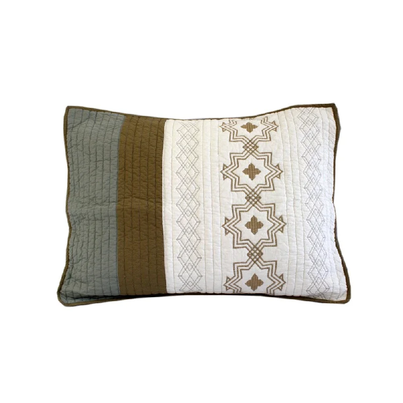 Cooling tencel pillow-Nostalgia Home Highland Park Cotton Sham - Multi