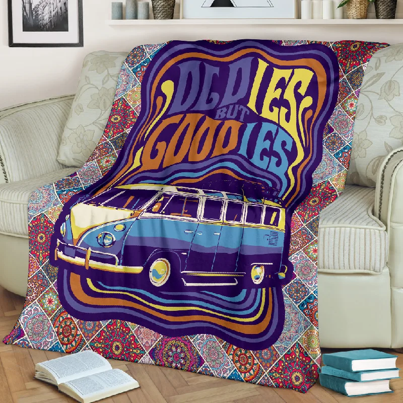 Linen blend quilt-Oldies But Goodie Kombi Fleece Blanket