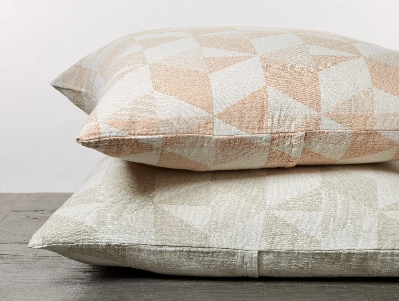 Linen bamboo quilt-Pismo Organic Shams