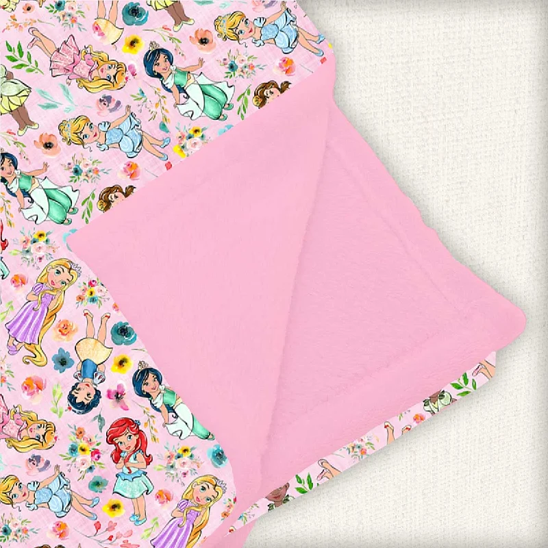 Soft jersey throw-[Pre Sale] Fan Favorites Little Princess - Minky Lush Blankets (EST SHIP EARLY DEC)