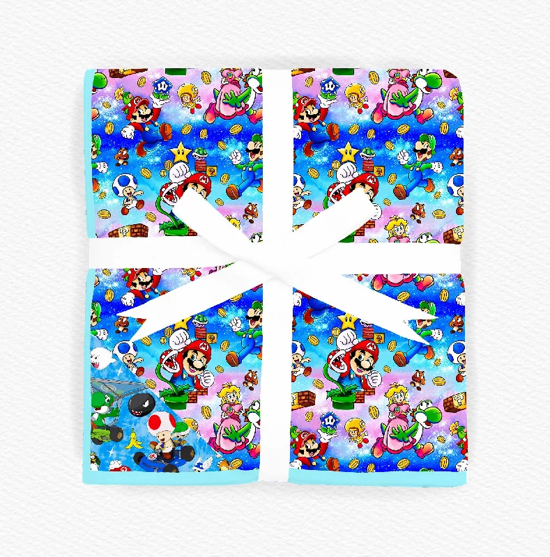 Organic cotton comforter-[Pre Sale] Gifts Galore Smash Bros - Bamboo Blankets (EST SHIP EARLY DEC)