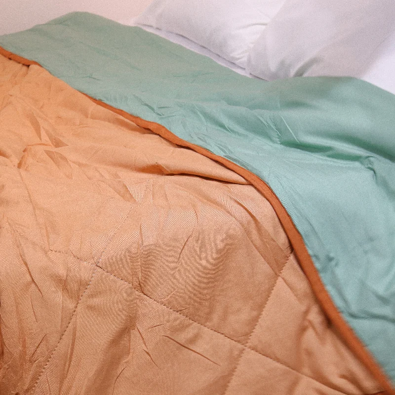 Plush chenille comforter-Reversible Quilted Blanket