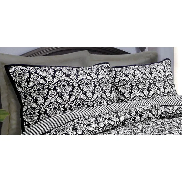 Plush sherpa bed blanket-Rockwell Quilted Sham (Set of 2)